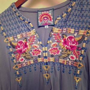 Johnny Was Embroidered Tunic